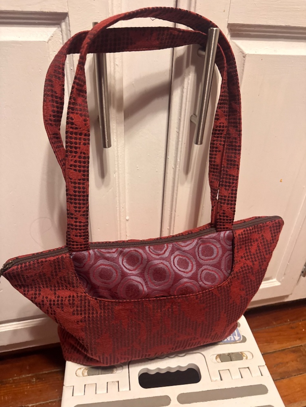 Maruca fabric hand bag handmade in boulder, CO - Picture 3 of 8